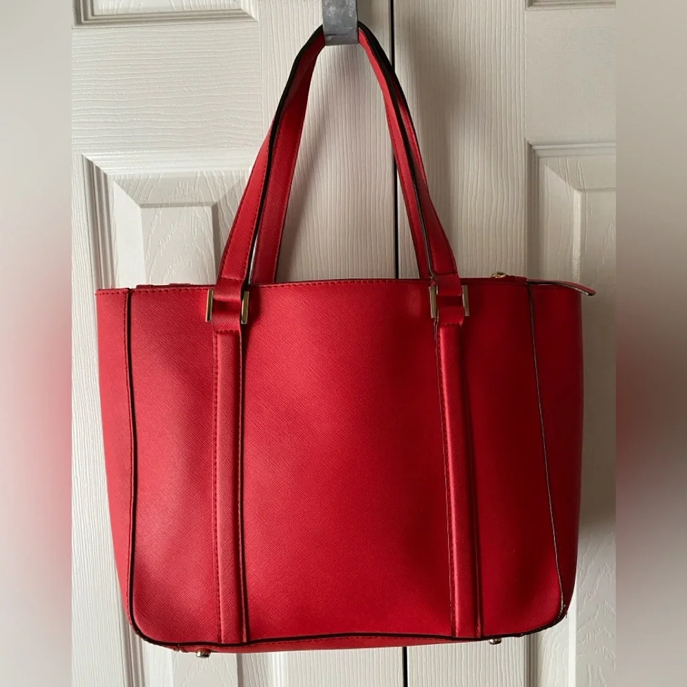 kate‎ spade Newbury Lane Briar Red Saffiano Leather Tote Bag